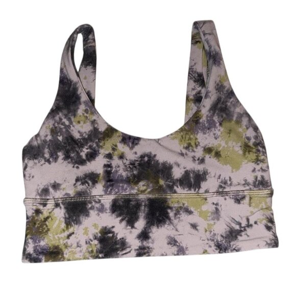 Lululemon Align Reversible Bra *Light Support, A/B Cup Radial Tie Dye Mauve Grey - Picture 3 of 4